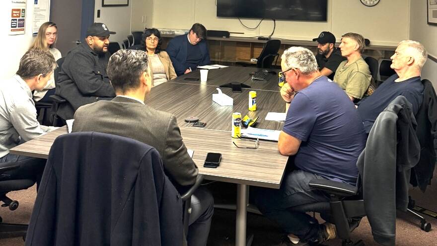 Displaced workers talk retraining in Crofton as investors poke around mill site