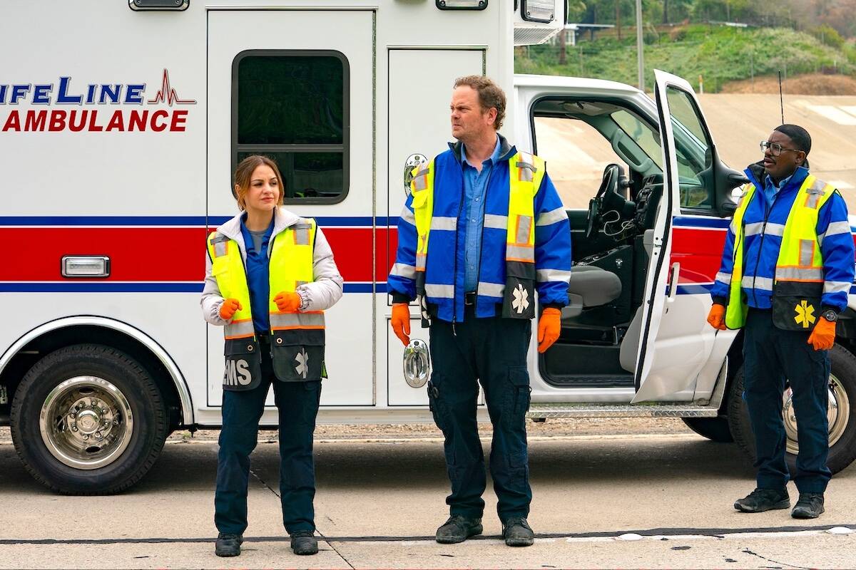 200 B . C . paramedics are first to see  Code 3  comedy movie about life on job