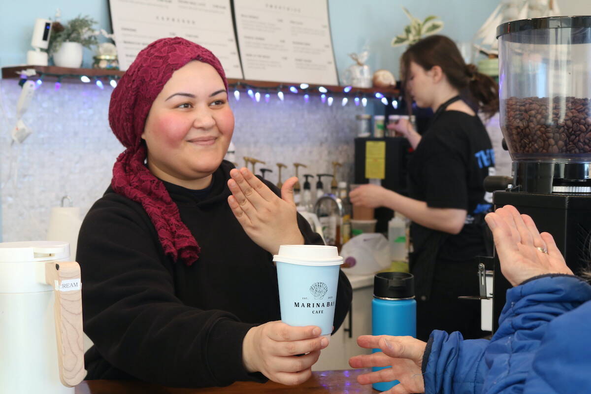 Vancouver Island Deaf cafe owner brews coffee and community connections