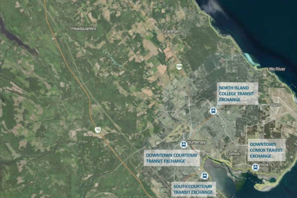 Construction resumes on Comox transit exchange