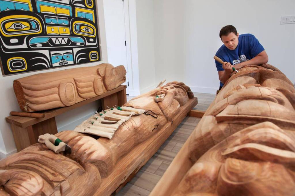 Kwakwaka’wakw artist Karver Everson to create Totem Pole for Comox roundabout