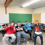 The Bulldozers. The team of North Island College engineering students won the Food and Farming Hackathon on March 3. (North Island College/Submitted)