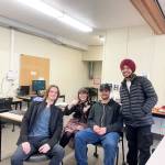 WestCoast BestCoast, a team of North Island College engineering students took part in the Food and Farming Hackathon. The team won second place. (North Island College/Submitted)